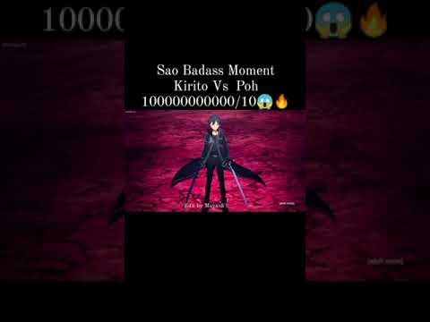 Kirito Vs Poh ll Sao Badass Moment ll Edit ll #Kirito#Asuna#SwordArtOnline