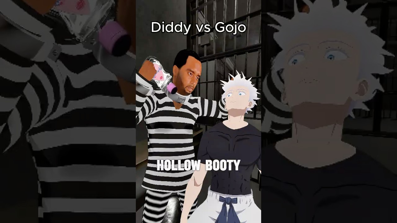 Diddy vs Gojo: Hollow Booty 🍑🤣#diddy #gojo #gojosatoru #jjk #jjkedit #jujutsukaisen #anime #vrchat