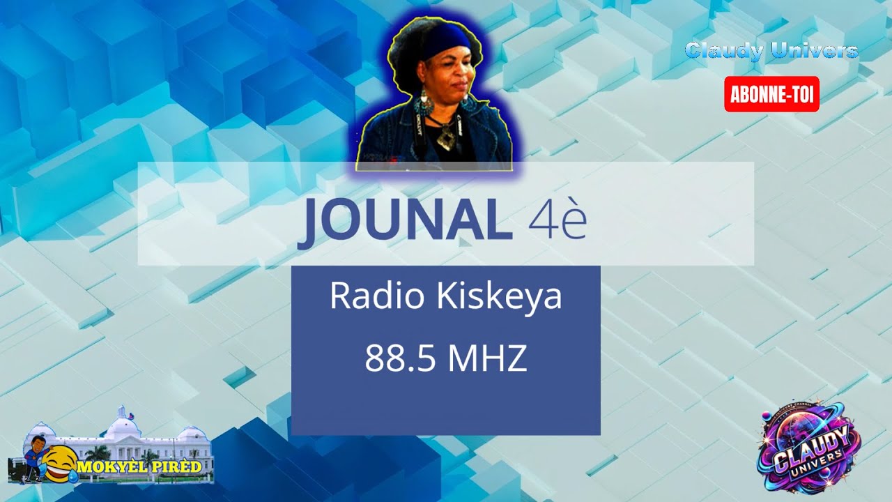 🔴LIVE JOUNAL 4è ( Dodeley Orelus ) RADIO KISKEYA / Lendi 30 Jen 2025