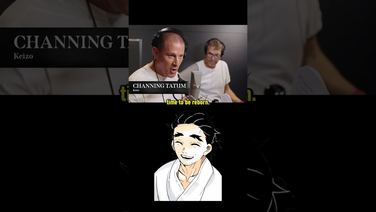 Channing Tatum and the English voice cast of Demon Slayer: Kimetsu no Yaiba Infinity Castle! #movie