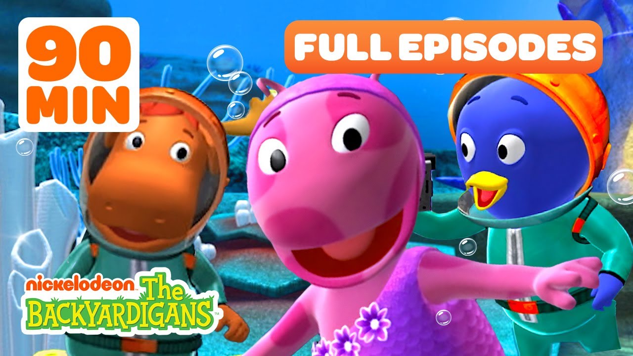 Tyrone & Pablo Find Mermaids + Castaways Adventure! w/ Uniqua | Full Episodes | The Backyardigans