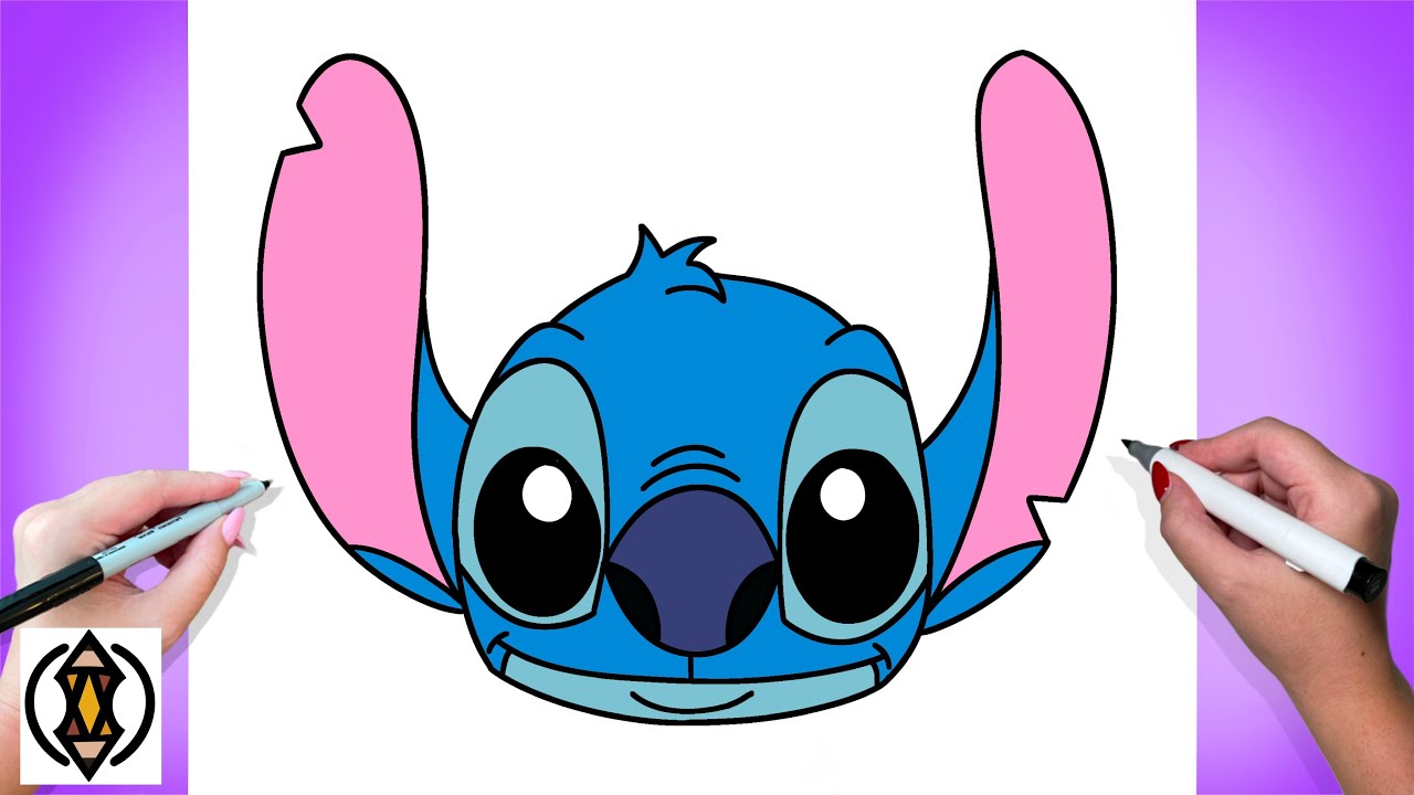 How To Draw Stitch For Beginners | Tutorial Easy