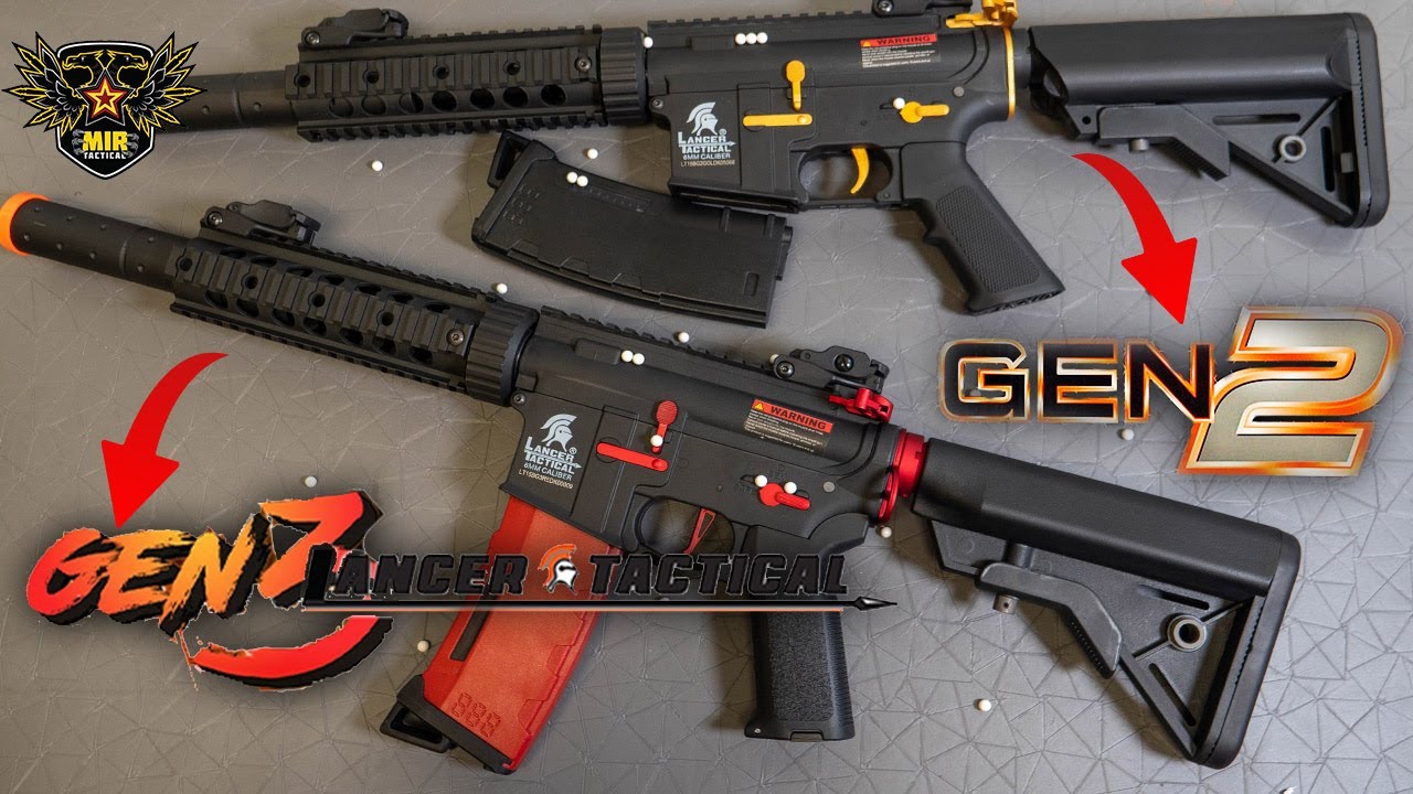 Lancer Tactical NEW Gen 2 vs Gen 3 Rifles! HUGE BONUS