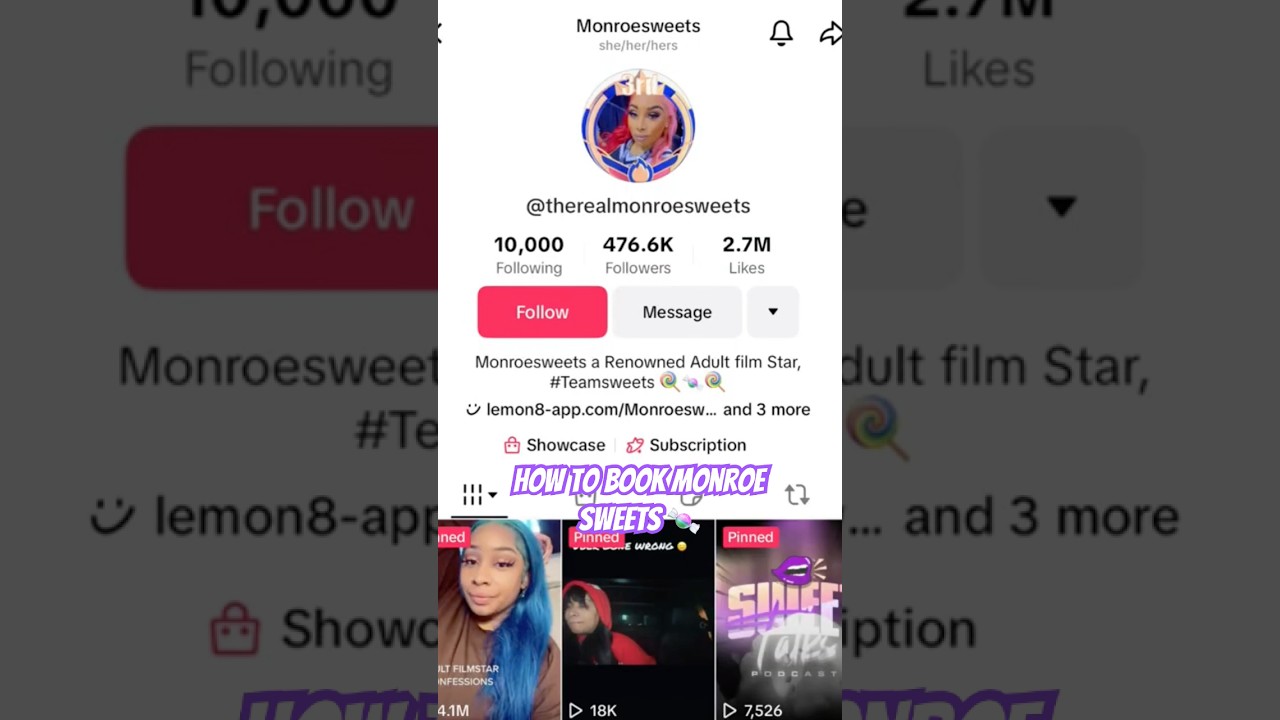 How to book Monroe Sweets 🍭