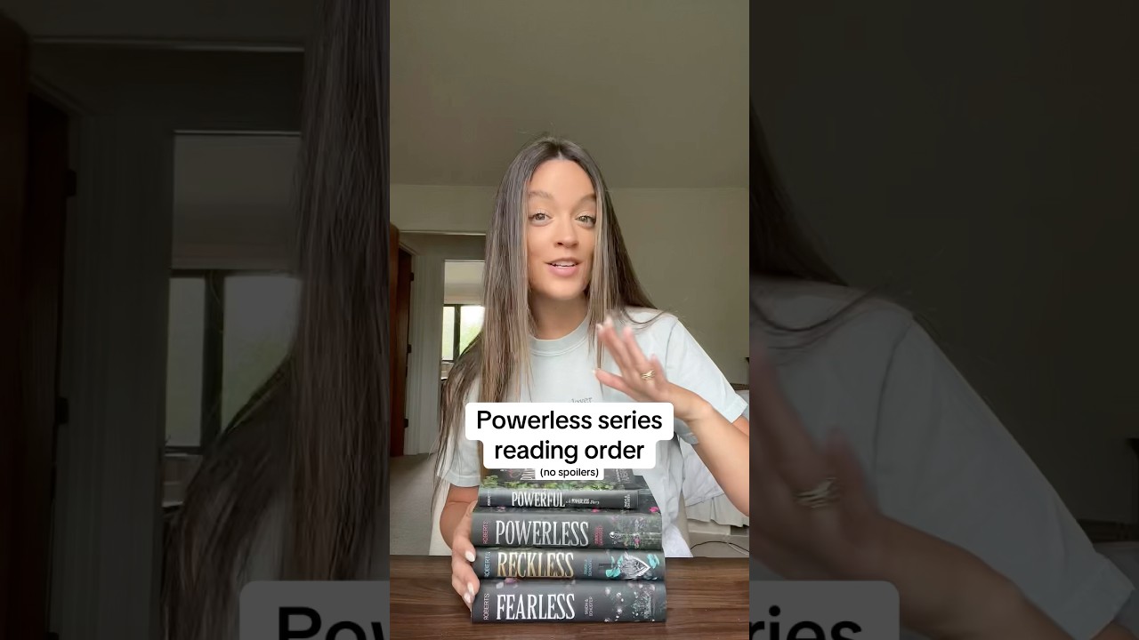 Powerless series by Lauren Roberts reading order! #bookish #romantasy #booktube #bookrecs