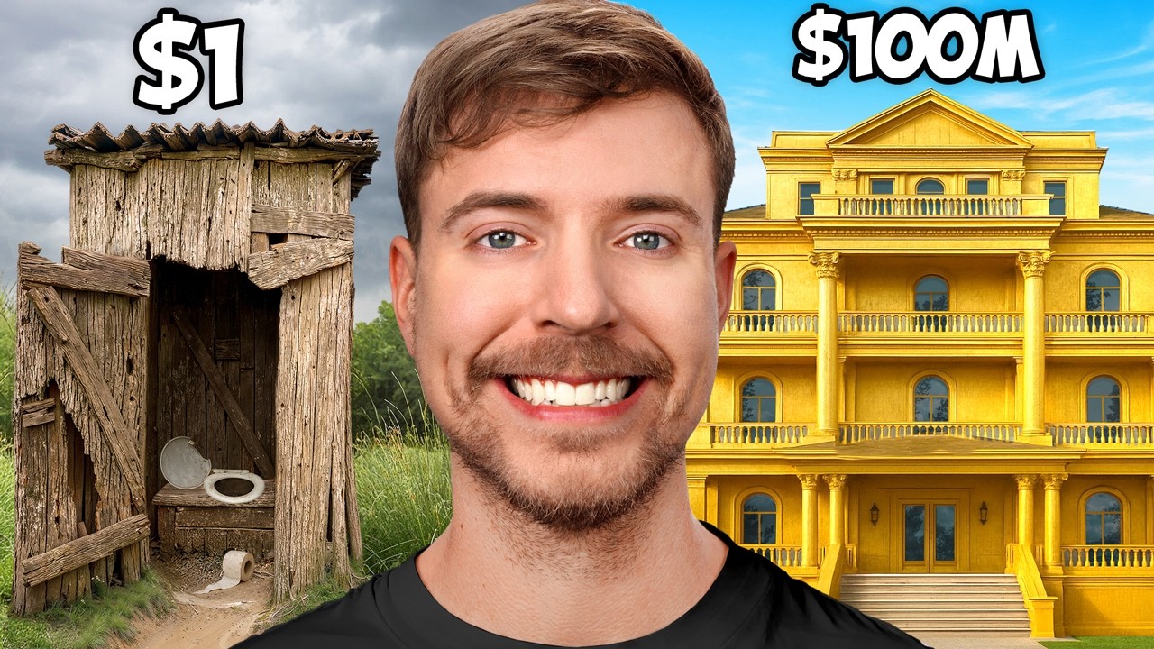 $1 vs $100,000,000 House!