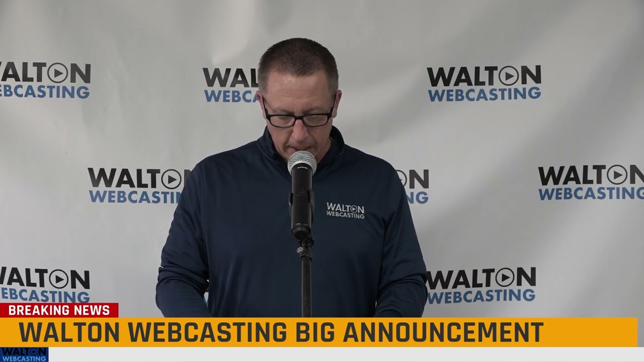 Walton Webcasting's BIG Announcement