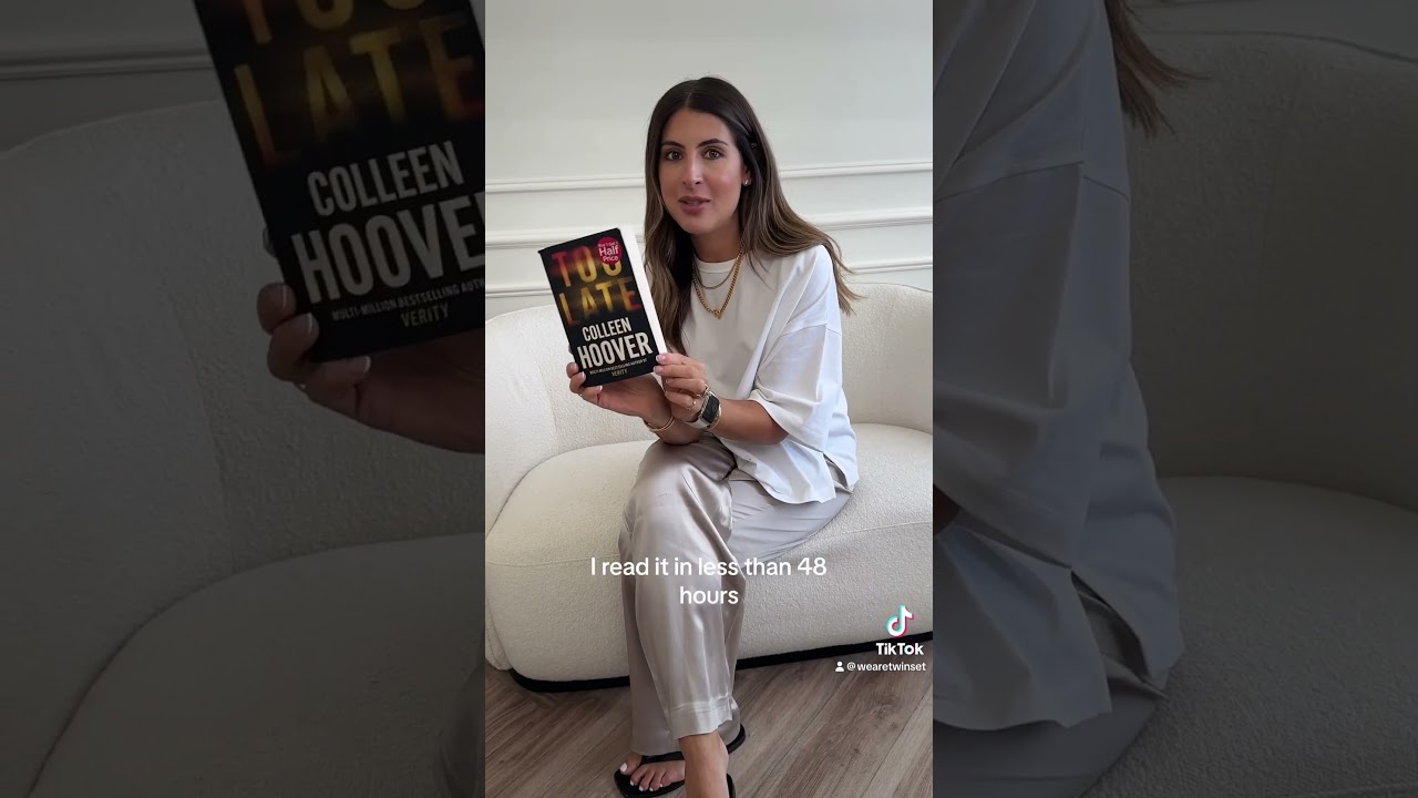 Too late by Colleen Hoover- MUST READ! #bookreview #colleenhoover #booklover