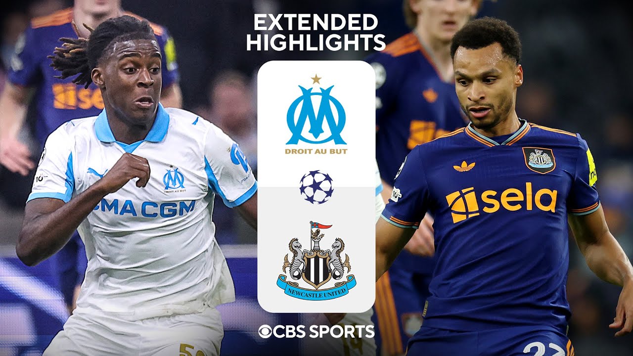 Marseille vs. Newcastle United: Extended Highlights | UCL League Phase MD 5 | CBS Sports