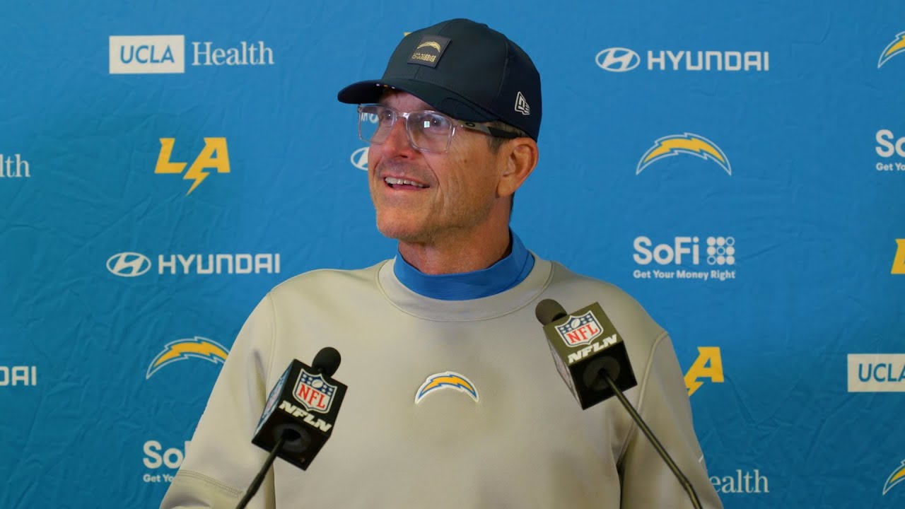 Jim Harbaugh Postgame Press Conference Vs Chiefs | LA Chargers