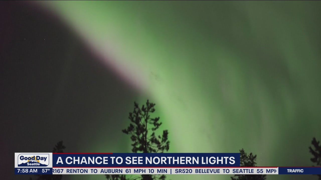 The northern lights might be visible just after sunset or before sunrise | FOX 13 Seattle