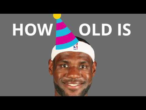 How old is Lebron James? 🍰🎈