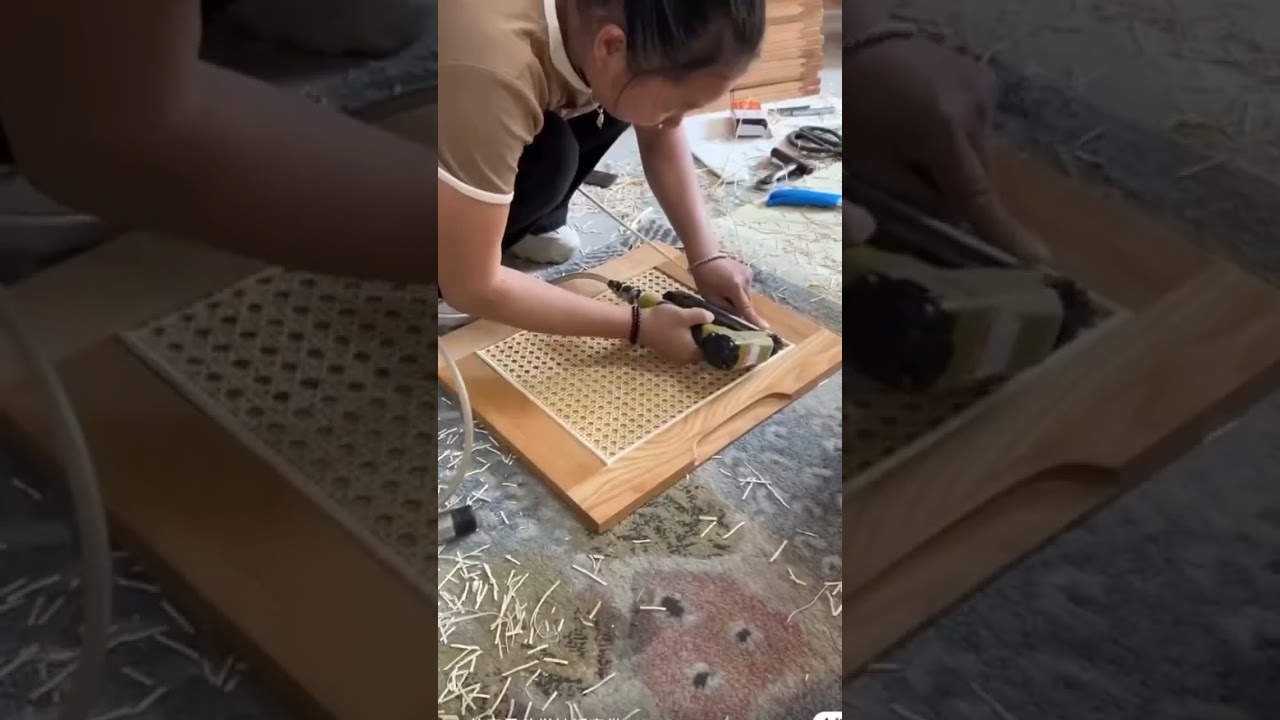 Natural Rattan cane webbing rolls for making rattan chairs, rattan cabinet