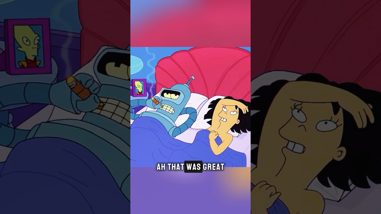 Amy started dating Bender🤭 #futurama