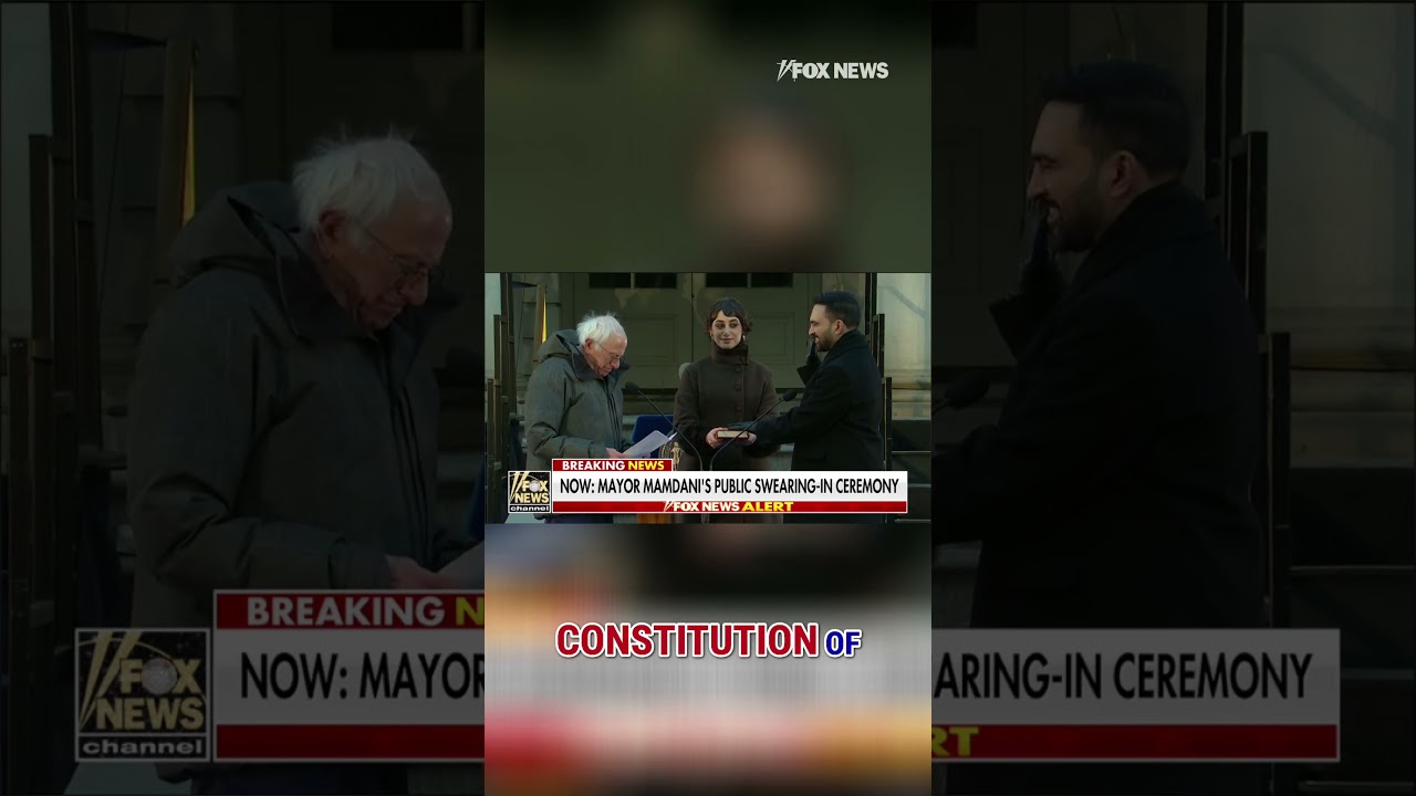 WATCH: Bernie Sanders swears in New York Mayor Zohran Mamdani