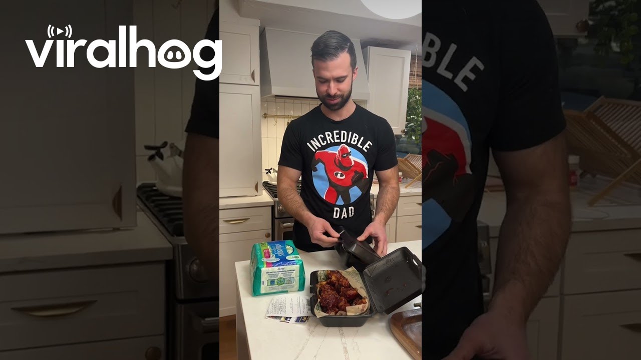 When Your Husband Gets You "Pads With Wings" || ViralHog