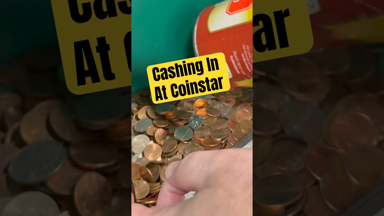 Cashing In At Coinstar Machine Near Me! #coin #coinstar