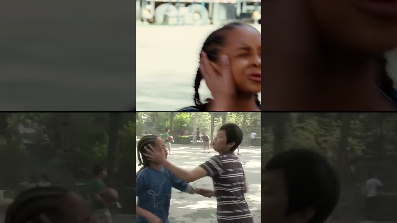 behind the scenes of 'karate kid' 👊