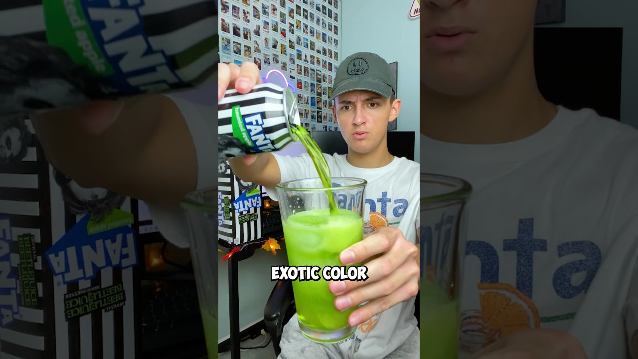 I Tried the LIMITED EDITION Beetlejuice Beetlejuice FANTA Flavors! #tastetest #review #beetlejuice