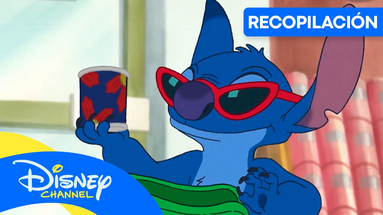 LILO Y STITCH: ¡Las mejores trastadas de Stitch! 😆 | RECOPILACIÓN | @disneychannelES