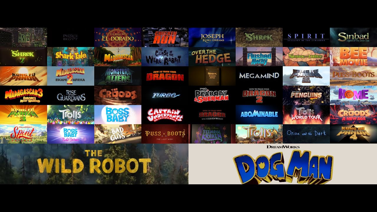 All Dreamworks Movies At Once (1998 - 2025)