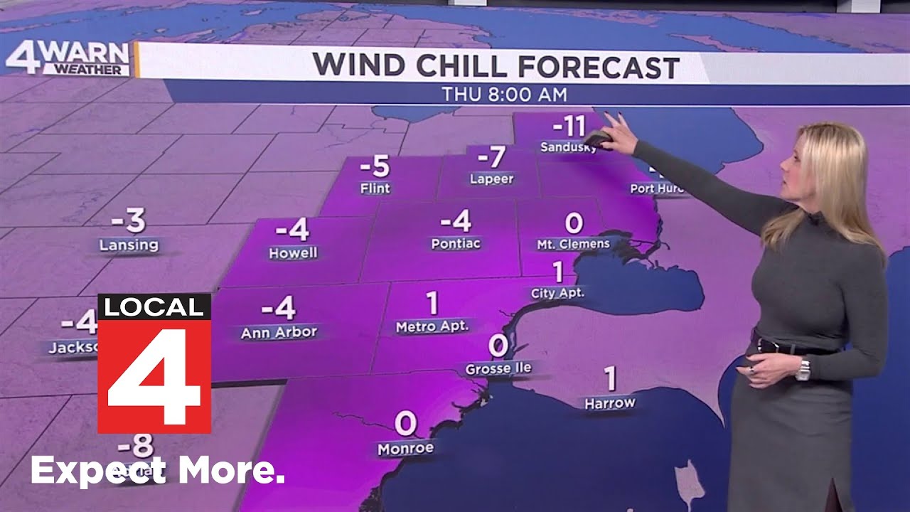 Metro Detroit weather forecast Dec. 3, 2025 -- 4 p.m. Update