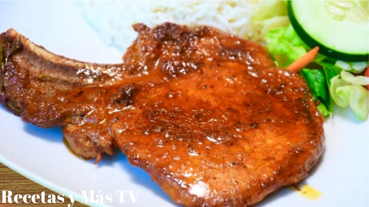 Cuando ya no sepas que cocinar, haz estas ricas chuletas de cerdo jugosas y deliciosas