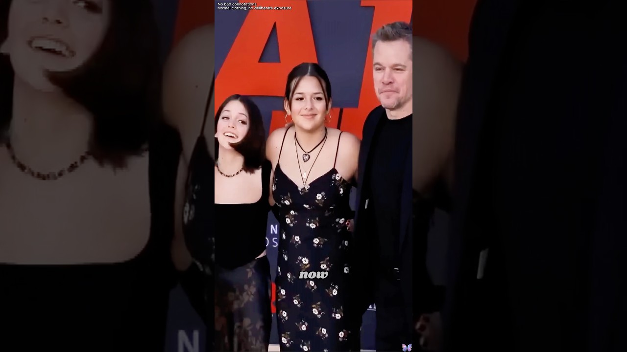 Matt Damon's 4 daughters: Where are they now? #mattdamon #shorts #celebrity