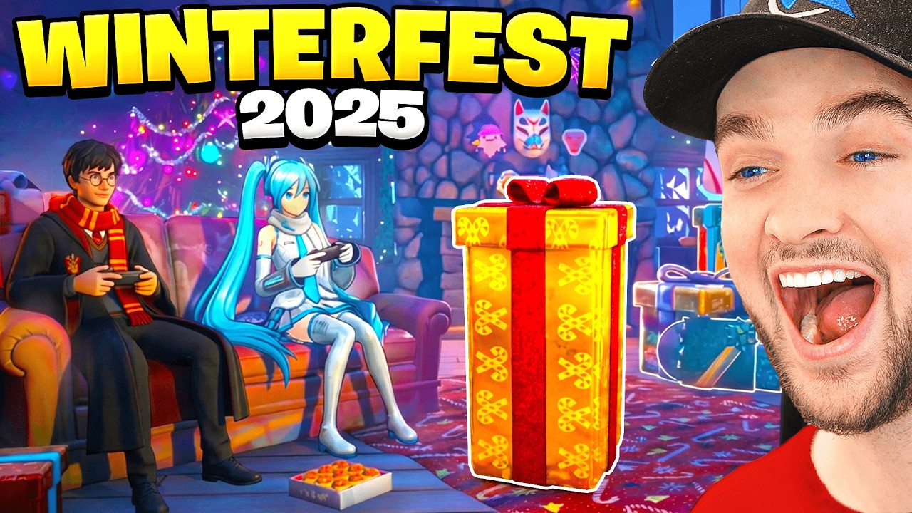 Our FIRST LOOK at Fortnite Winterfest 2025!