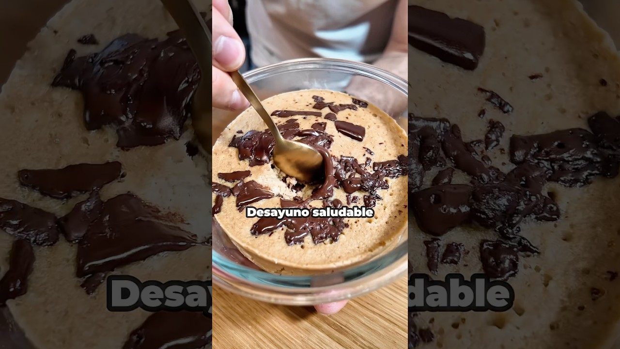 DESAYUNO SALUDABLE EN 5 MIN⏱️#recetas #desayuno #healthy #Saludable #fit #recetasfit