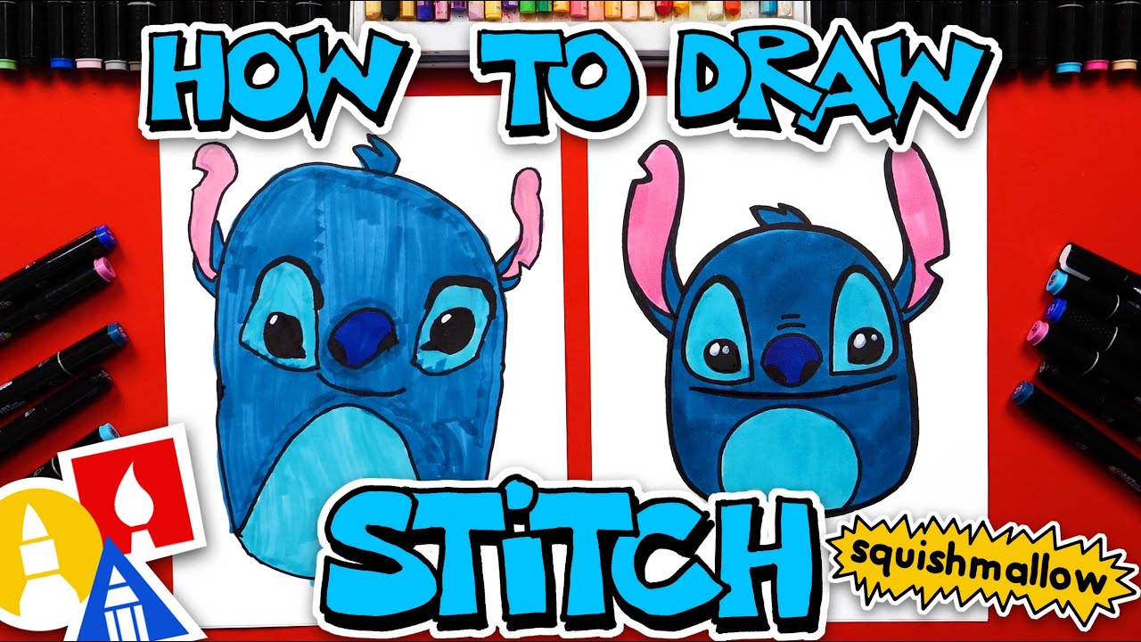 How To Draw Stitch Squishmallow