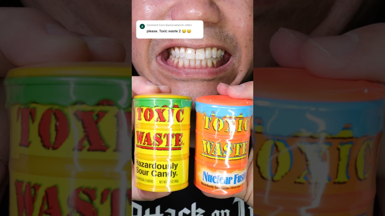 ASMR | TOXIC WASTE CANDY ☢️😳