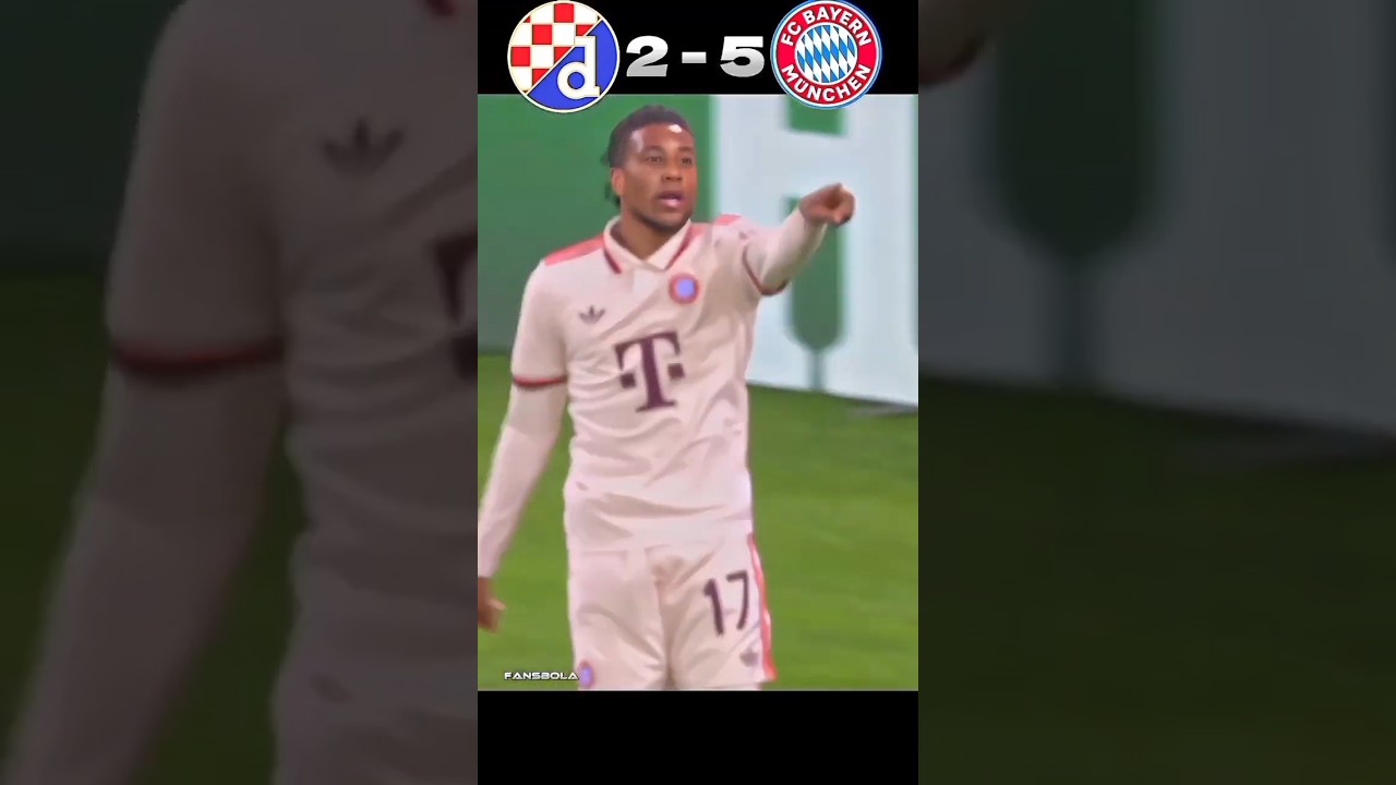 Highlight | Bayern munchen vs dinamo Zagreb 🔥