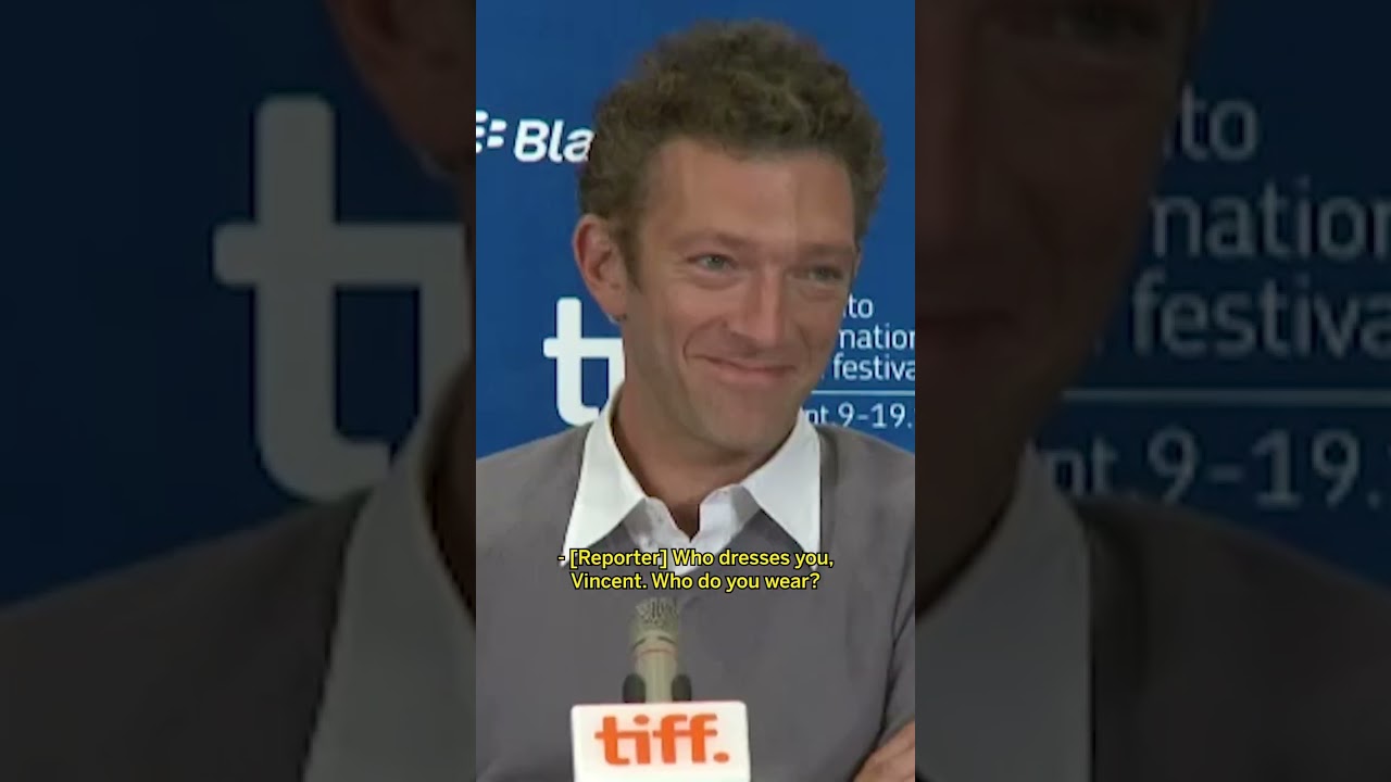 Vincent Cassel jokingly shuts down reporter’s question about his outfit