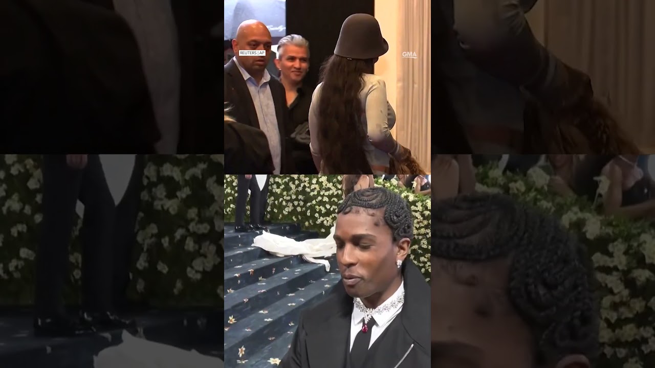 A$AP Rocky confirms baby No. 3 with Rihanna on the Met Gala red carpet