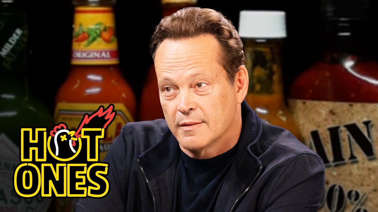 Vince Vaughn Catches a Hot Streak While Eating Spicy Wings | Hot Ones