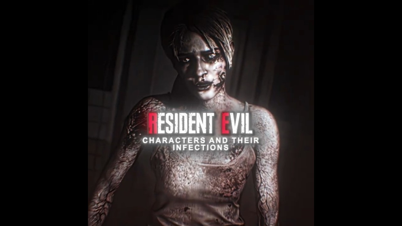 Resident Evil Characters and Their Infections 🔥 [4K]┃Resident Evil #shorts