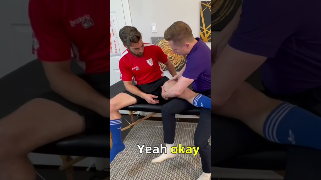 Soccer player on massage session #massage #massagetherapy #gay