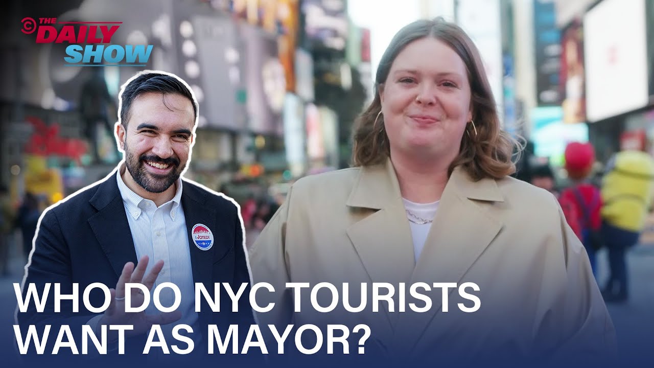 New York Tourists Know Exactly Who They’d Choose for NYC Mayor (If They Could Vote) | The Daily Show