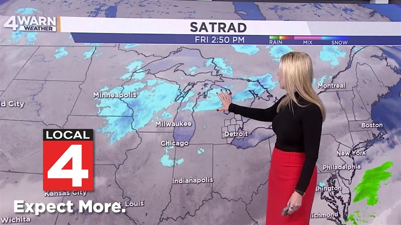 Metro Detroit weather forecast Dec. 5, 2025 -- 4 p.m. Update
