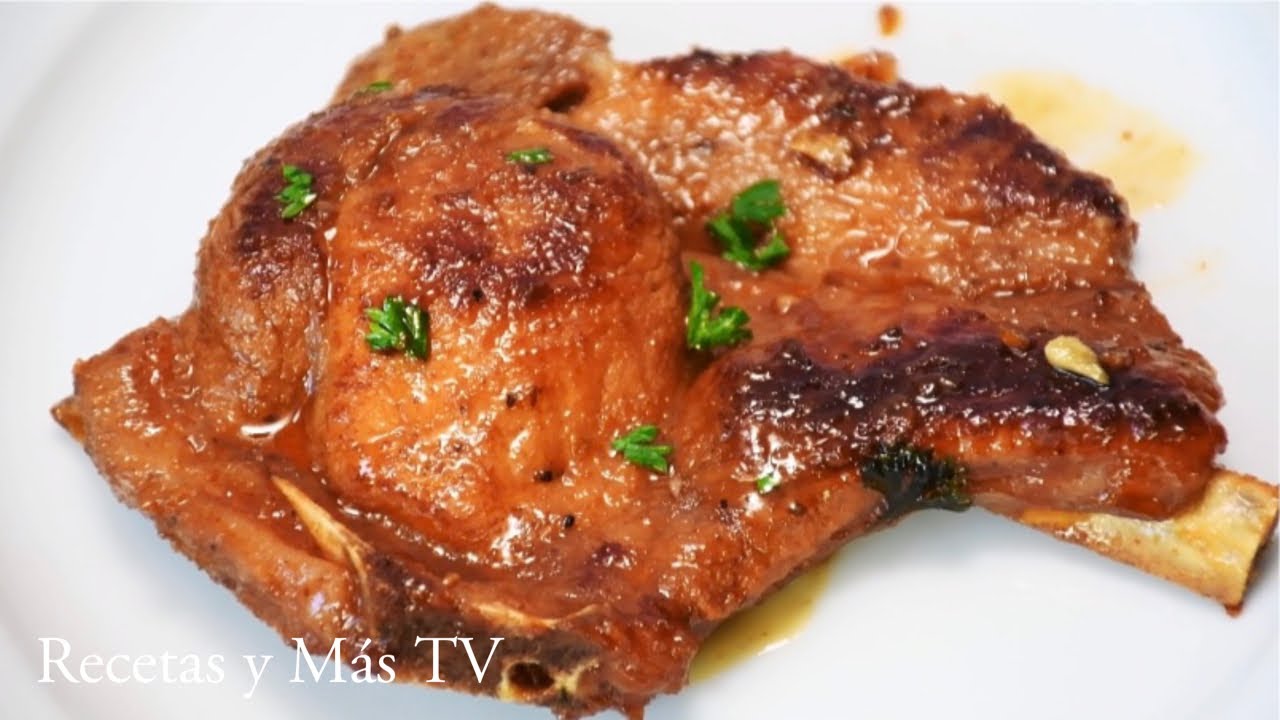Chuletas de Cerdo a la Naranja