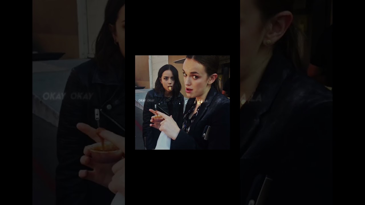 CHLOE BENNET AND ELIZABETH HENSTRIDGE|| they r so cute together.