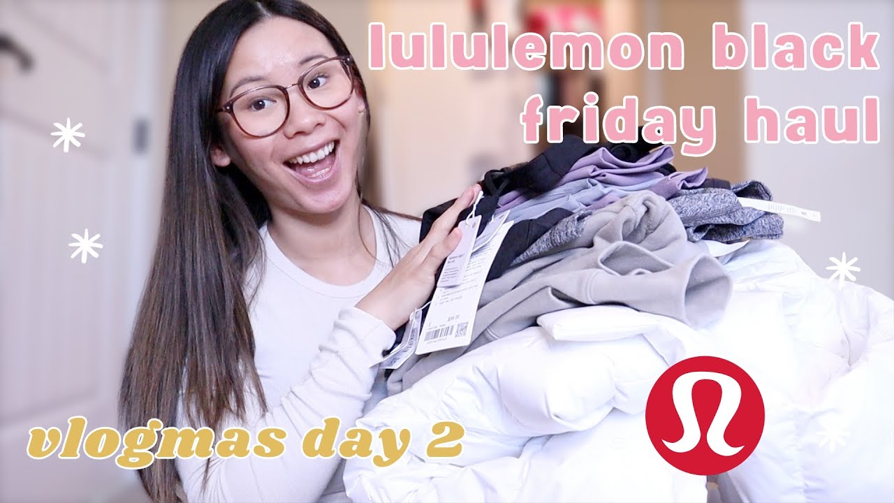 Lululemon Black Friday Haul + more | Try On | Vlogmas Day 2