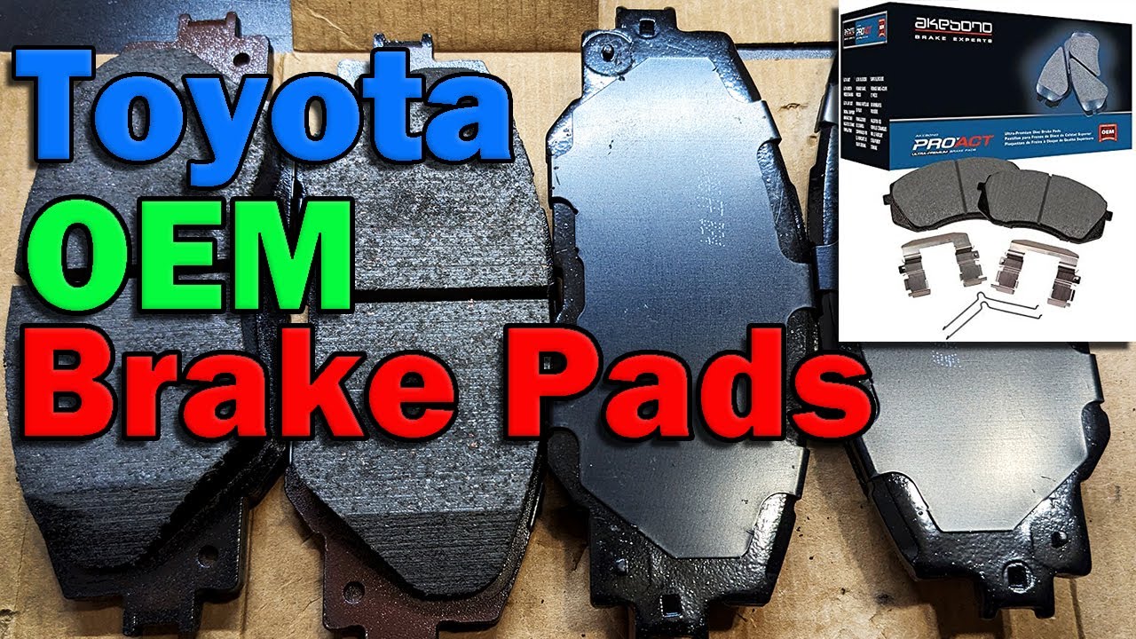 OEM Toyota Brake Pads - Akebono ProACT ACT1211A for Rav4