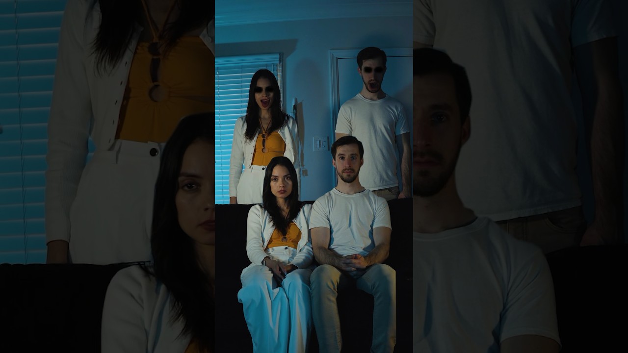 They are HAUNTED by DEMONIC ENTITIES 💀 Do you believe in ghosts? #horrorshorts #doppleganger