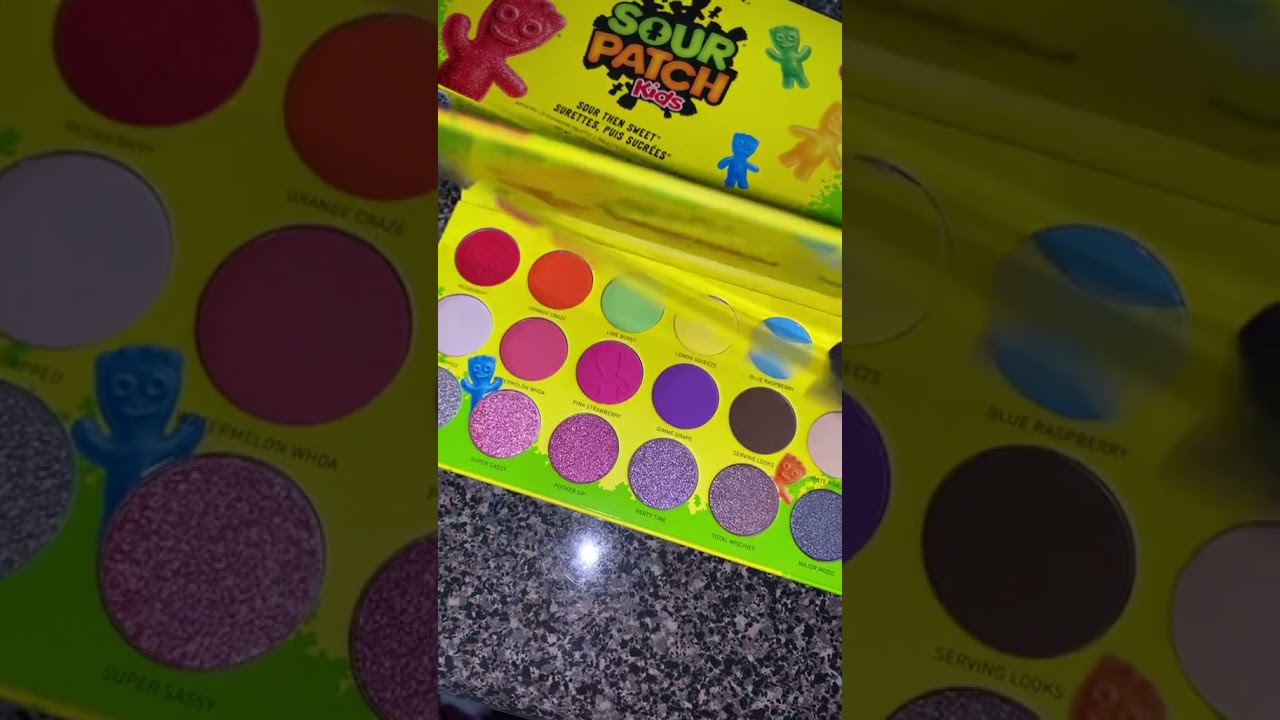 Sour Patch Kids X Morphe Makeup 😍 CREDIT hollygeorge23tx