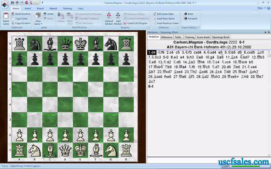 Chess database game searches by player name (ChessBase Tip #0001)