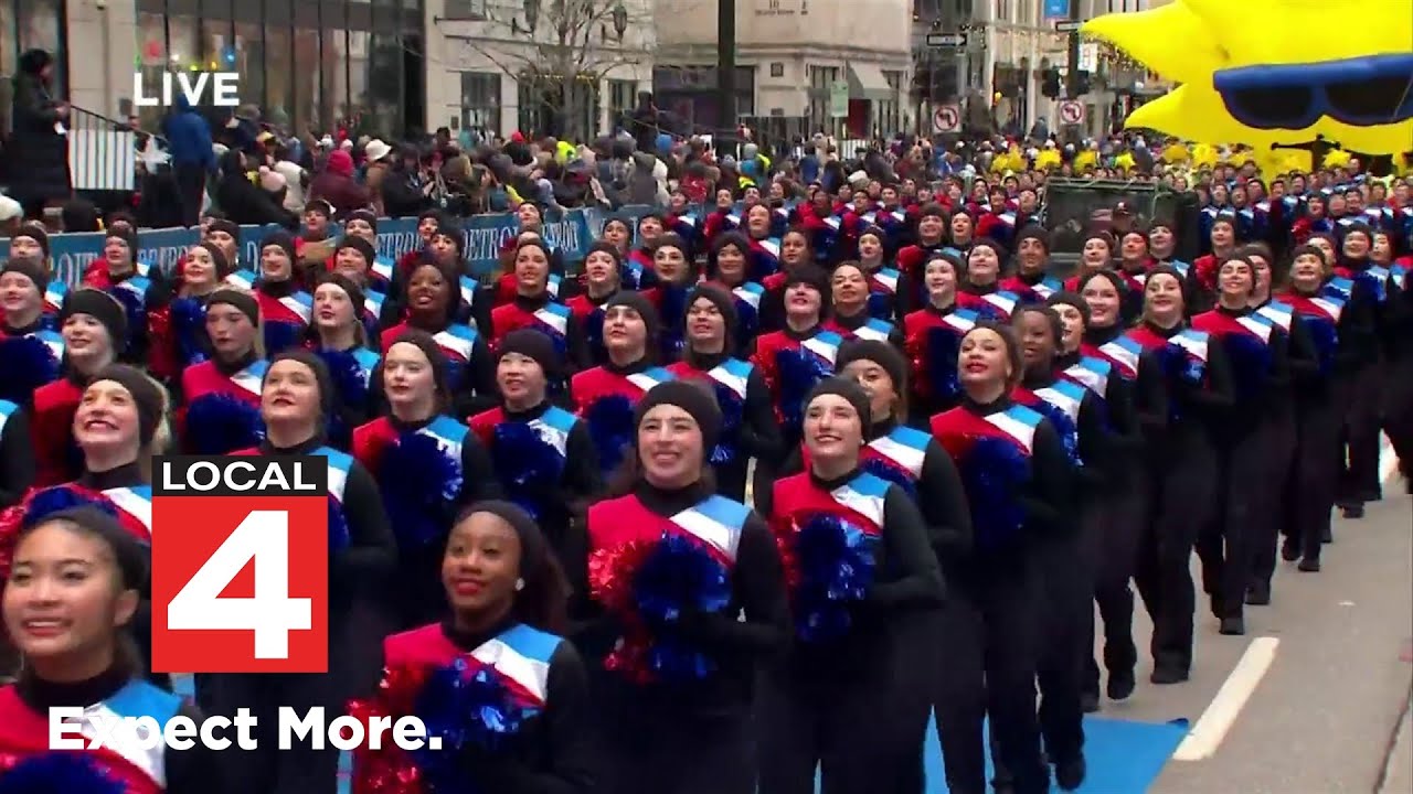 Mid American Pompon All Star Team performs at America's Thanksgiving Parade