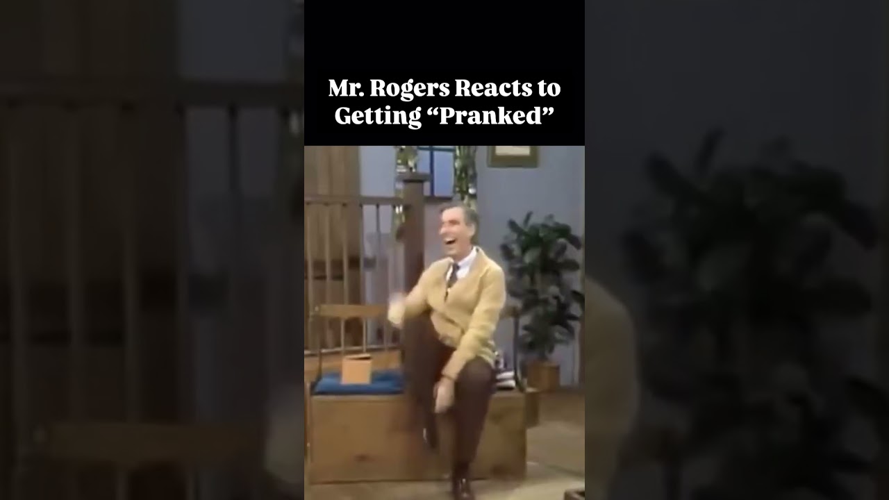 Mr. Rogers Reacts To Getting Pranked #MrRogers #wholesome #prank