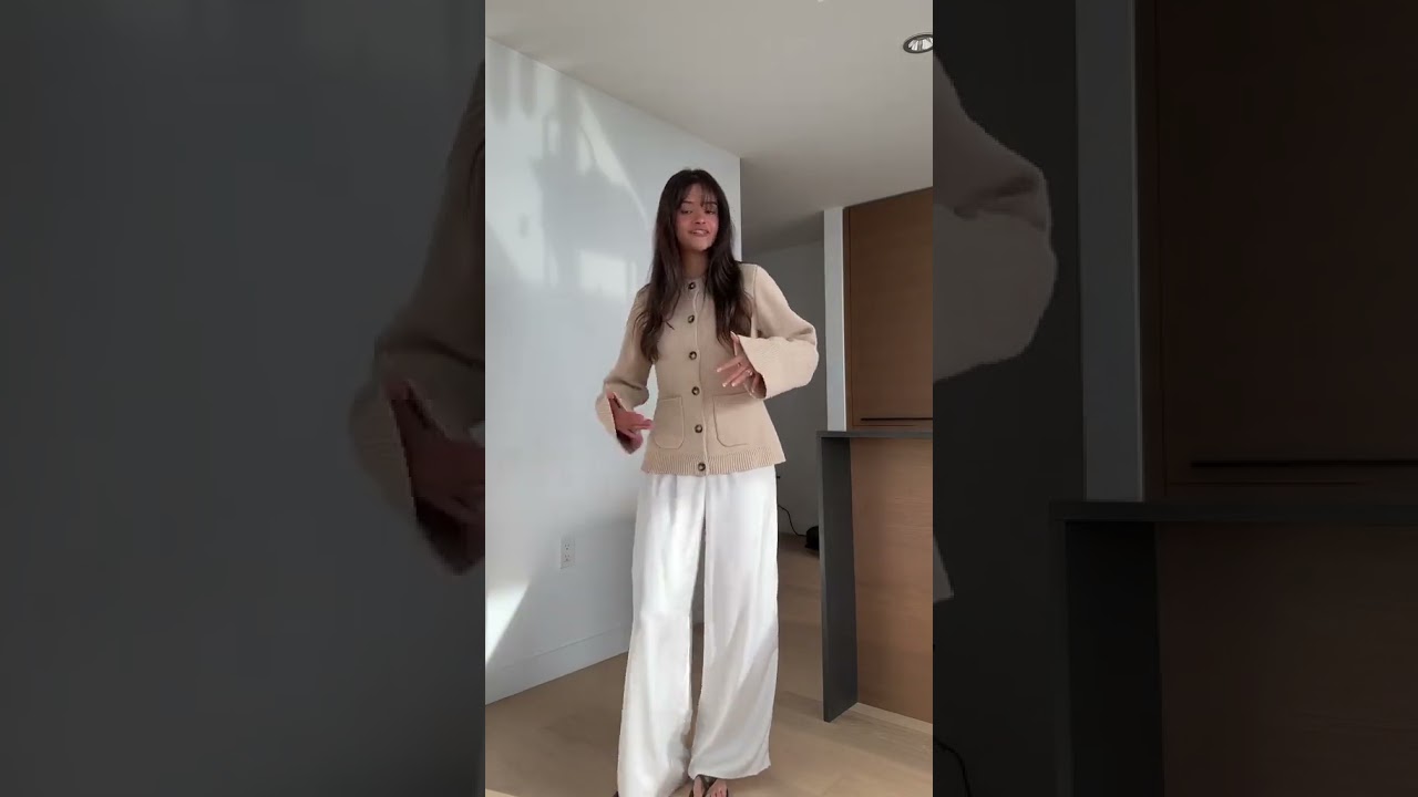 A dupe for the Jenny Kayne cooper cardigan from @Modern Citizen.#short #shorts #hadeelelmadhoon